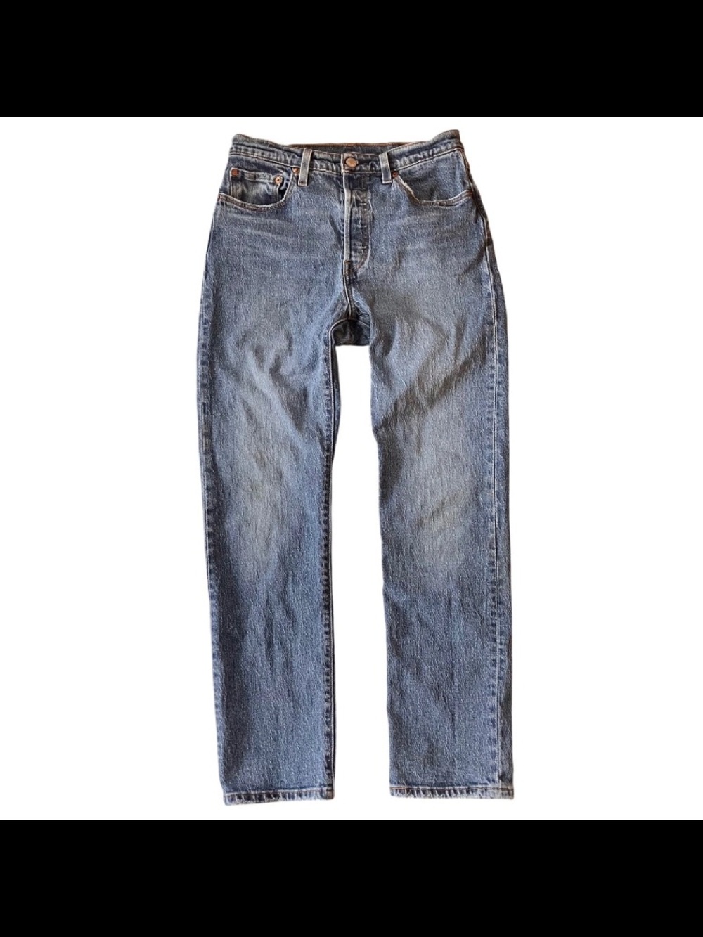 Levis 501 Jeans 28x30(29) Straight Leg Button Fly Denim